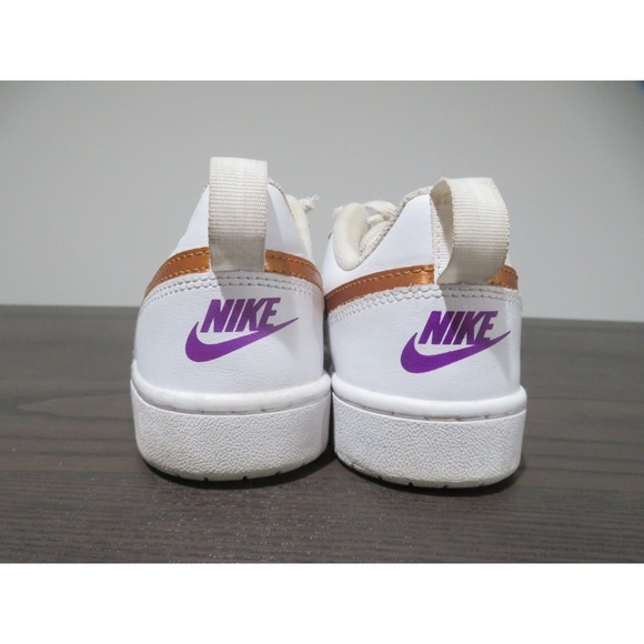 Nike Court Borough Low 2 SE Girls 5.5Y Athletic Shoes White DQ5979-100 Sneaker - Picture 4 of 9